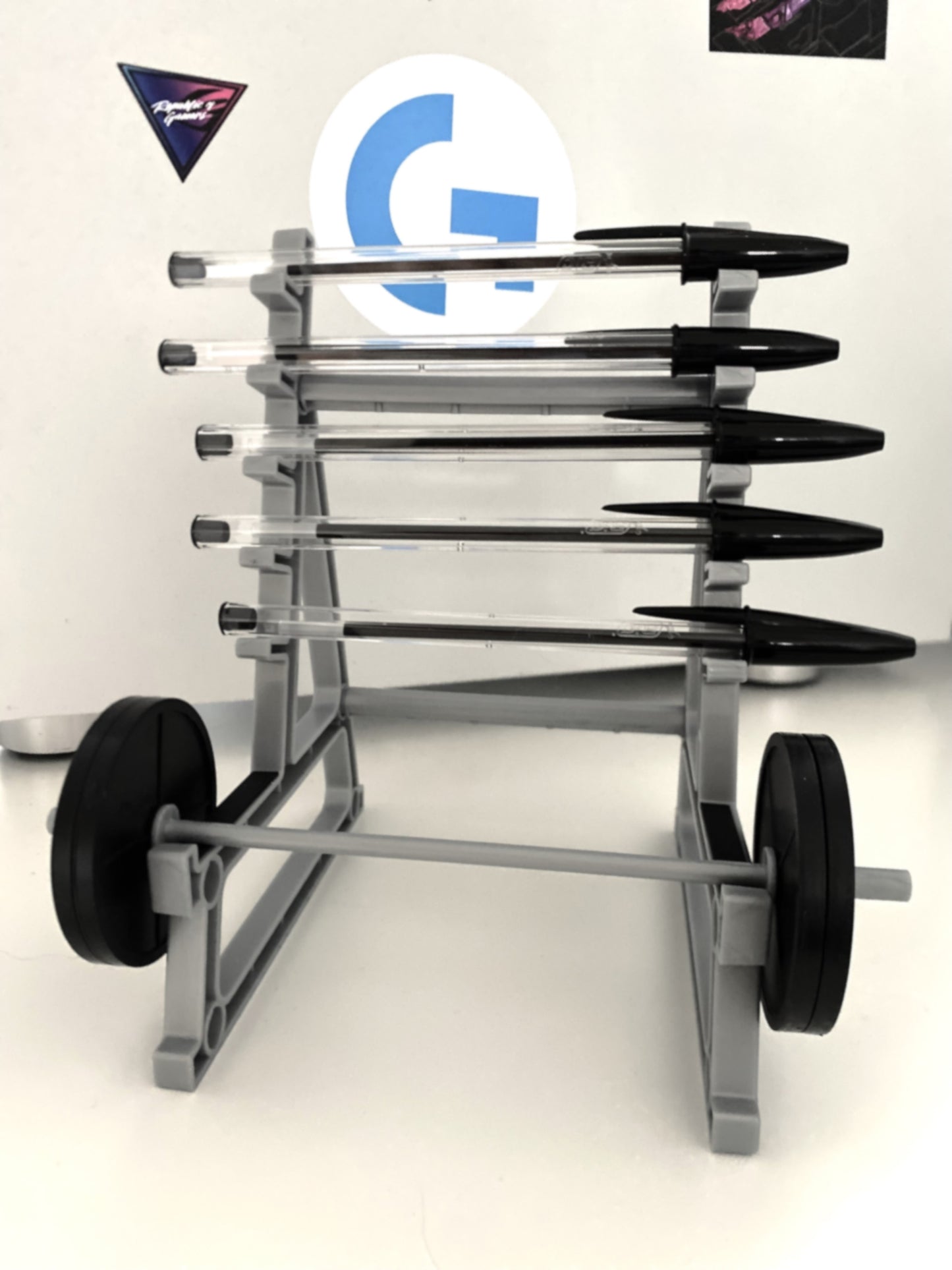 Mini Squat Rack Pen Holder – Gym-Inspired Desk Organizer for Fitness Lovers